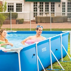 Intex 28273 / Прямоугольный каркасный бассейн / 450х220х84 см - фото 130831