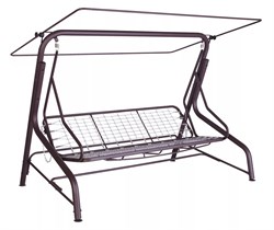 Качели садовые Корфу шоколад (труба 63,5 мм) (227х130х175см) Цвет 526 - фото 130845