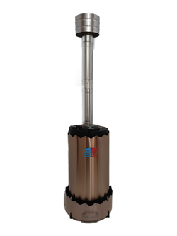 Водонагреватель для бассейна Termopool / Термопул Volcano Pro 50 Bronze (мощность 55 кВт. спираль 37 метров, 24 витка, 108 кг) - фото 130944