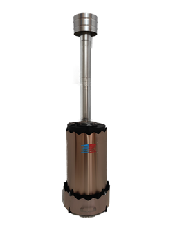 Водонагреватель для бассейна Termopool / Термопул Volcano Pro 30 Bronze (мощность 35 кВт., спираль 25 метров, 16 витков, 88кг) - фото 130976