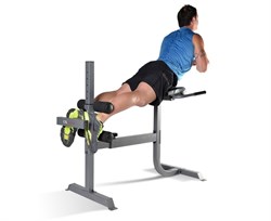 Гиперэкстензия / римский стул DFC CAP, серебряный FM-CS709 - фото 131601