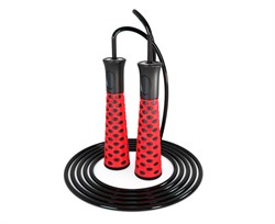 Спортивная скакалка DFC с подшипниками / 300 см / красная TF-SR50R - фото 131976