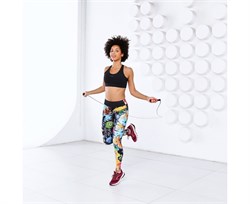 Спортивная скакалка DFC с подшипниками / 300 см / красная TF-SR50R - фото 131985