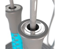 Спортивная скакалка DFC с подшипниками / 300 см / голубая TF-SR50B - фото 131988