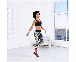 Спортивная скакалка DFC с подшипниками / 300 см / голубая TF-SR50B - фото 131993