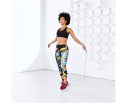 Спортивная скакалка DFC с подшипниками / 300 см / розовая TF-SR50P - фото 132019