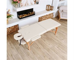 Массажный стол DFC NIRVANA, Optima, дерев. ножки, цвет кремовый (Cream) TS20110S_C / 186х60х84 см - фото 132979