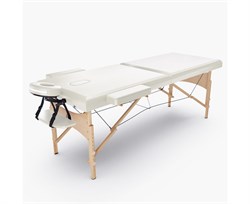 Массажный стол DFC NIRVANA, Optima, дерев. ножки, цвет кремовый (Cream) TS20110S_C / 186х60х84 см - фото 132986