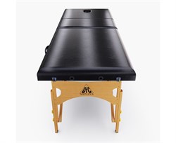 Массажный стол DFC NIRVANA, Relax Pro,  дерев. ножки, цвет черный (Black) TS3021_B1 / 219х91х84 см - фото 133010