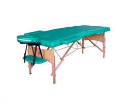 Массажный стол DFC NIRVANA, Relax, дерев. ножки, цвет зеленый (Green), TS20111_Gr /186х70х84 см - фото 133035