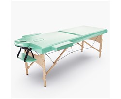 Массажный стол DFC NIRVANA, Optima, дерев. ножки, цвет зеленый (Green), TS20110S_Gr / 213х81х83 см - фото 133150