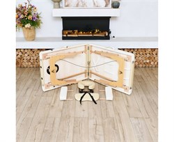 Массажный стол DFC NIRVANA, Relax, дерев. ножки, цвет бежевый + кремовый TS2021D_BC / 186х70х84 см - фото 133233