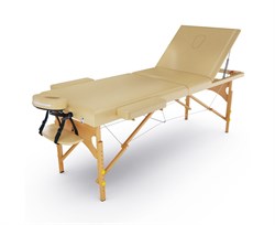 Массажный стол DFC NIRVANA, Relax Pro , дерев. ножки, цвет бежевый (Beige) TS3021_B2 / 219х91х84 см - фото 133355
