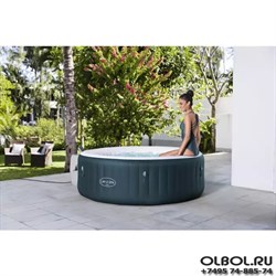 Bestway 6001D /Надувная джакузи-СПА бассейн Miami EnergySense AirJet 6 Dark Blue / Ø 196x66 см - фото 134179
