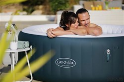 Bestway 6001D /Надувная джакузи-СПА бассейн Miami EnergySense AirJet 6 Dark Blue / Ø 196x66 см - фото 134182