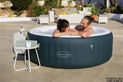 Bestway 6001D /Надувная джакузи-СПА бассейн Miami EnergySense AirJet 6 Dark Blue / Ø 196x66 см - фото 134185