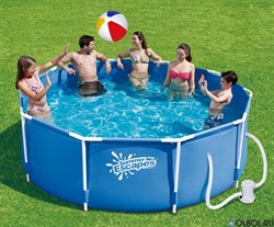 Каркасный бассейн Summer Waves P20-0830-A + фильтр-насос (244х76см) - фото 135194