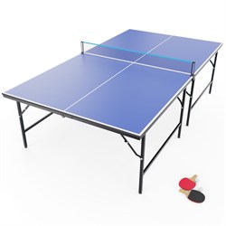 Теннисный стол DFC RQ24002, размер по стандарту ITTF 274 x 152, с сеткой и ракетками - фото 135234