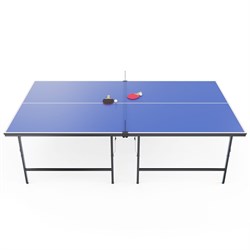 Теннисный стол DFC RQ24002, размер по стандарту ITTF 274 x 152, с сеткой и ракетками - фото 135236