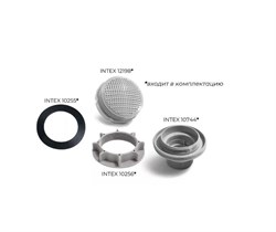 Intex 10744 / Соединитель сетчатый для бассейна под шланг с резьбой 38 мм с гайкой и прокладкой - фото 135358