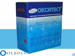 Окситест Nova 1,5 кг (дезинфекция + борьба с водорослями) (картридж, жидкость) - фото 90795