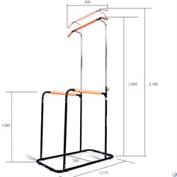 Стойка для подтягиваний и отжиманий DFC Power Tower G006 - фото 92492