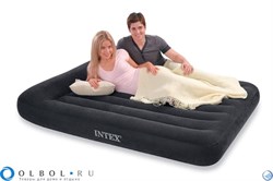 Надувной матрас Intex 64142 полуторный (без насоса)  (137х191х23) - фото 98347