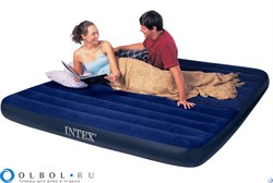 Надувной матрас Intex 64755 двуспальный (без насоса)  (183х203х22) - фото 98362