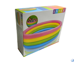 Бассейн детский с цветными кольцами Intex 56441 (168х41) - фото 98542