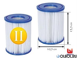 Картридж сменный (тип II) BestWay 58094 (2шт) - фото 98620