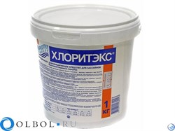 Хлоритэкс 1 кг. (гранулы) быстрая хлорная дезинфекция воды - фото 98867