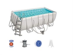 Bestway 56456 / Каркасный бассейн  + фильтр-насос, лестница. (412х201х122см) - фото 99350