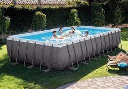 Intex 26368 / Каркасный бассейн / 732х366х132см / Ultra XTR Rectangular Frame + песочный фильтр+хлоргенератор, полный комплект Intex 26368 / Каркасный бассейн / 732х366х132см / Ultra XTR Rectangular Frame + песочный фильтр+хлоргенератор, полный комплект
