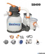 Bestway 58499 Песочный фильтр насос для бассейна (8327 л/ч) Bestway 58499 Песочный фильтр насос для бассейна (8327 л/ч)
