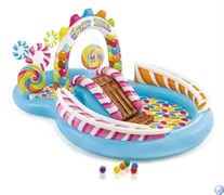 Игровой центр-бассейн "Территория сладостей" Intex 57149 (295х191х130) Игровой центр-бассейн "Территория сладостей" Intex 57149 (295х191х130)