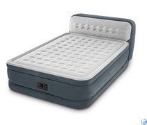 Надувная двуспальная кровать Intex 64448 со спинкой, вст. насос 220v (152Х236Х86) Надувная двуспальная кровать Intex 64448 со спинкой, вст. насос 220v (152Х236Х86)