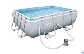 Прямоугольный каркасный бассейн Bestway 56629 + насос-фильтр (282х196х84) Прямоугольный каркасный бассейн Bestway 56629 + насос-фильтр (282х196х84)