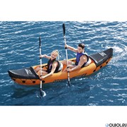 Байдарка 2-х местная с веслами и насосом 321х88см, Bestway 65077 Байдарка 2-х местная с веслами и насосом 321х88см, Bestway 65077