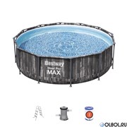 Каркасный бассейн Bestway 5614X + фильтр-насос, лестница (366х100)