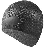 Шапочка для плавания силиконовая Bubble Cap (черная) B31519-8 Шапочка для плавания силиконовая Bubble Cap (черная) B31519-8