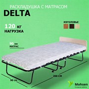 Раскладушка / складная кровать с матрасом DELTA 200x90см Раскладушка / складная кровать с матрасом DELTA 200x90см