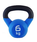 Гиря чугунная с виниловым покрытием SportElite 6 кг, матовая ES-0670 Гиря чугунная с виниловым покрытием SportElite 6 кг, матовая ES-0670
