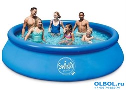 Бассейн с надувным верхним кольцом Swing Pools Е10-0830 (244х76см) Бассейн с надувным верхним кольцом Swing Pools Е10-0830 (244х76см)