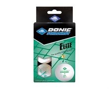 Мячики для н/тенниса DONIC ELITE 1* 40+, 6 штук, белый 608510