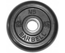 Диск обрезиненный BARBELL MB (металлическая втулка) 1.25 кг / диаметр 51 мм Диск обрезиненный BARBELL MB (металлическая втулка) 1.25 кг / диаметр 51 мм