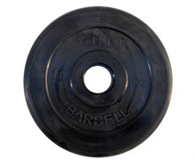 Диск обрезиненный BARBELL ATLET 15 кг / диаметр 51 мм