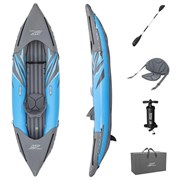 Bestway 65143 / Одноместная надувная байдарка / каяк Surge Elite X1 + ал.весла, руч.насос (305х91х40см) Bestway 65143 / Одноместная надувная байдарка / каяк Surge Elite X1 + ал.весла, руч.насос (305х91х40см)