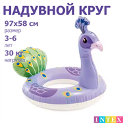 Надувной круг для плавания Павлин Intex / 3-6 лет / 97х58 см Надувной круг для плавания Павлин Intex / 3-6 лет / 97х58 см