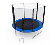 Батут с сеткой DFC PELPO 10ft /305 см / с лестницей, BLUE - GBT-10B Батут с сеткой DFC PELPO 10ft /305 см / с лестницей, BLUE - GBT-10B