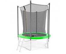 Батут с защитной сеткой DFC JUMP4FUN 6 ft зеленый с лестницей - TRA22FUJ4F-603 Батут с защитной сеткой DFC JUMP4FUN 6 ft зеленый с лестницей - TRA22FUJ4F-603